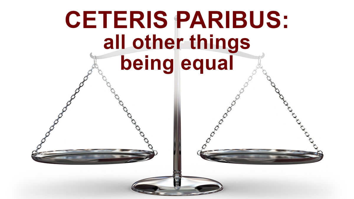 Qué es Ceteris Paribus
