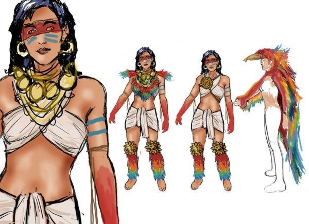 La vestimenta de los Mayas